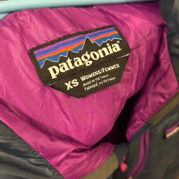 Patagonia Women's XS Purple & navy blue Jacket - Picture 2 of 6